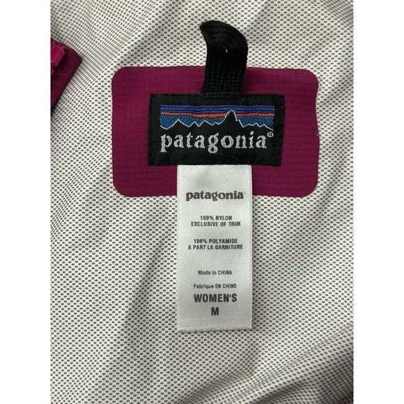 Patagonia Jacket Women's Medium Pink H2no Rain Torrentshell Lightweight Hooded - Picture 2 of 16